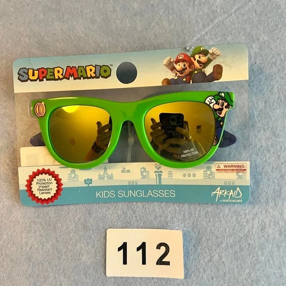 Super Mario Kids Sunglasses NEW UNOPENED